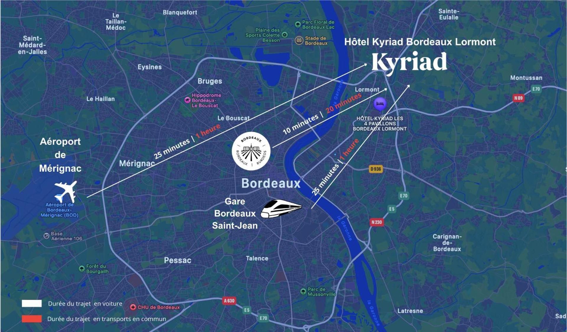 Kyriad Bordeaux Лормон Екстериор снимка